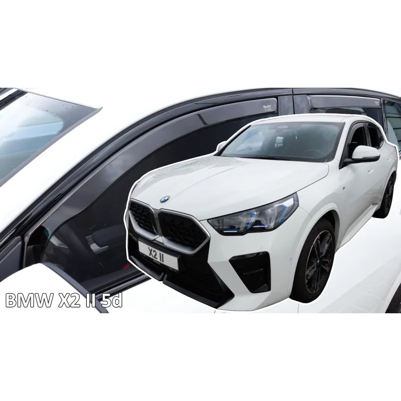 Ανεμοθραύστες BMW X2 (U10) / iX2 (2023+) - 4τμχ. εμπρός και πίσω, Heko
