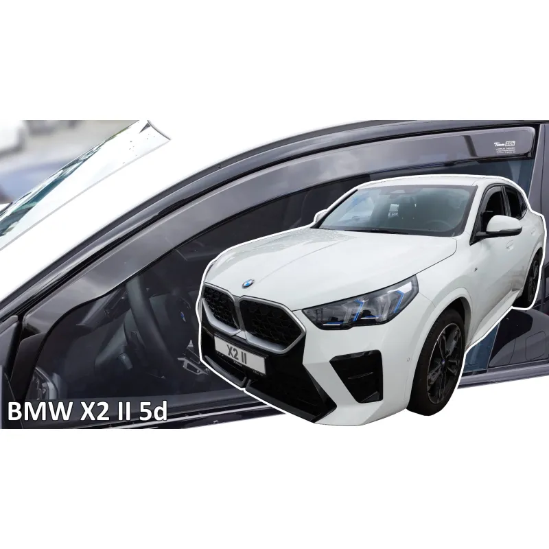 Ανεμοθραύστες BMW X2 (U10) / iX2 (2023+) - 2τμχ. εμπρός, Heko