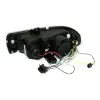 Φανάρια εμπρός Alfa Romeo 156 (1997-2003) led - μαύρα , με λάμπες (Η1) - σετ 2τμχ.