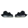 Φανάρια εμπρός Bmw E36 (1991-2000) 4d sedan angel eyes - μαύρα , χωρίς λάμπες (Η7) - σετ 2τμχ.