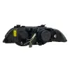 Φανάρια εμπρός BMW E39 (1995-2003) angel eyes - μαύρα , με λάμπες (Η7) - σετ 2τμχ.