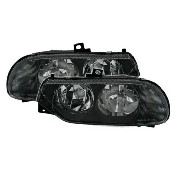Φανάρια εμπρός Alfa Romeo 156(1997-2003) - μαύρα , χωρίς λάμπες (Η7) - σετ 2τμχ.