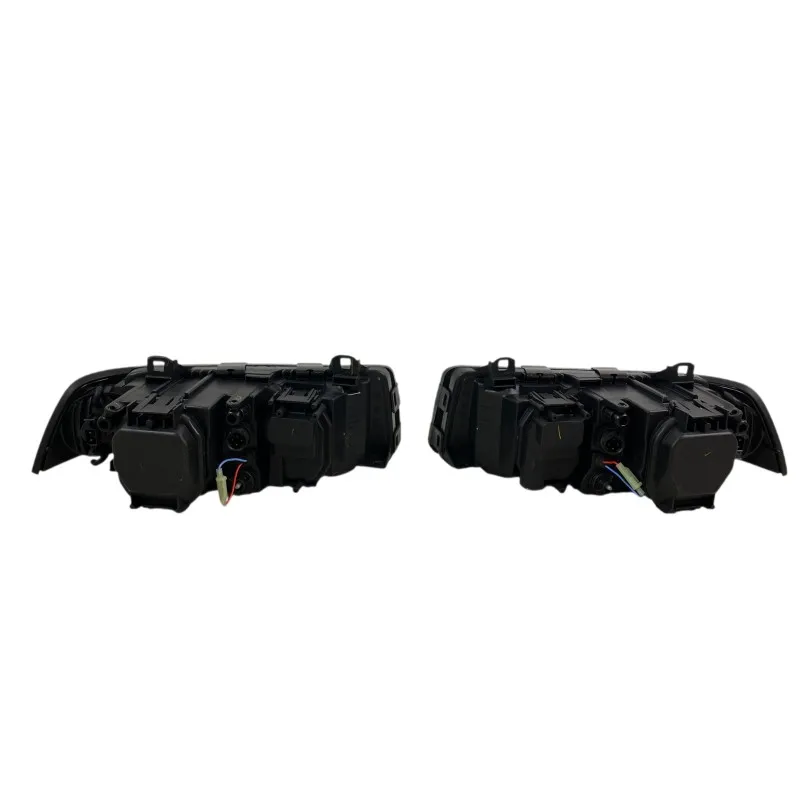 Φανάρια εμπρός BMW E36 (1991-2000) 4d sedan angel eyes - chrome , χωρίς λάμπες (Η7) - σετ 2τμχ.