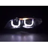 Φανάρια εμπρός BMW E46 (2001-2005) με 3D angel eyes sedan,combi