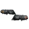 Φανάρια εμπρός BMW E46 (2001-2005) με 3D angel eyes sedan,combi