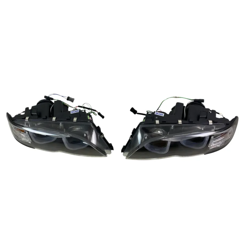 Φανάρια εμπρός BMW E46 (2001-2005) με 3D angel eyes sedan,combi