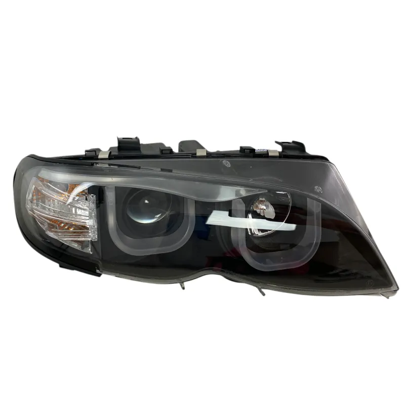 Φανάρια εμπρός BMW E46 (2001-2005) με 3D angel eyes sedan,combi