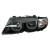 Φανάρια εμπρός BMW E46 (2001-2005) με 3D angel eyes sedan,combi