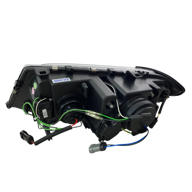 Φανάρια εμπρός BMW E46 (2001-2005) με 3D angel eyes sedan,combi
