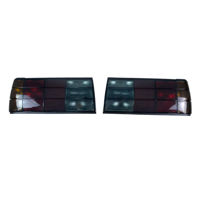 Πίσω φανάρια BMW E30 (1988-1991) - μαύρα χρωμίου - σετ 2τμχ.
