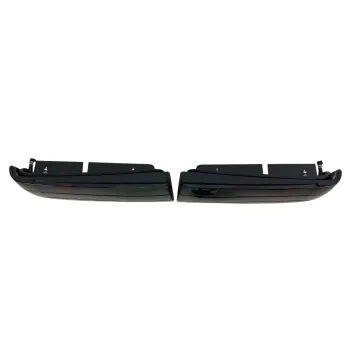 Πίσω φανάρια BMW E30 (1988-1991) - μαύρα χρωμίου - σετ 2τμχ.