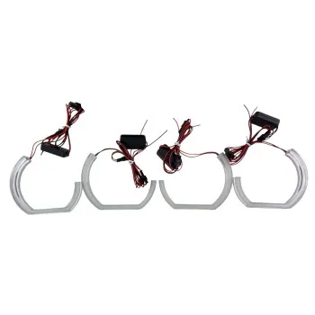 Δαχτυλίδια BMW E90 (2005-2009) angel eyes - U-Design / Crystal