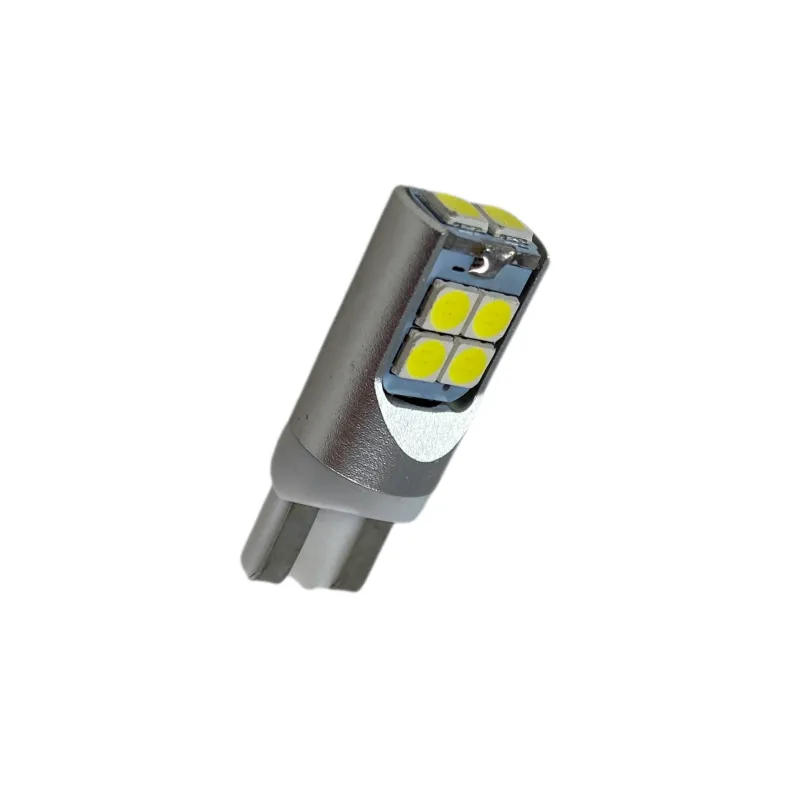 Led λάμπα τύπου Τ10 με 10 SMD led 3030 - Canbus 5000K - 1τμχ.