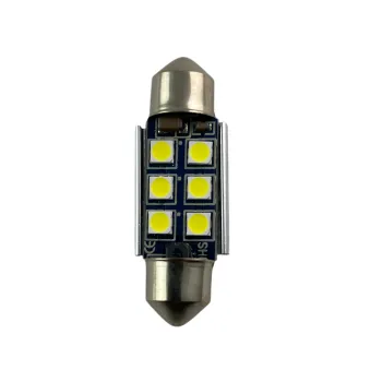 Led λάμπα για πλαφονιέρα με 6 SMD led 36mm - Canbus - 1τμχ.