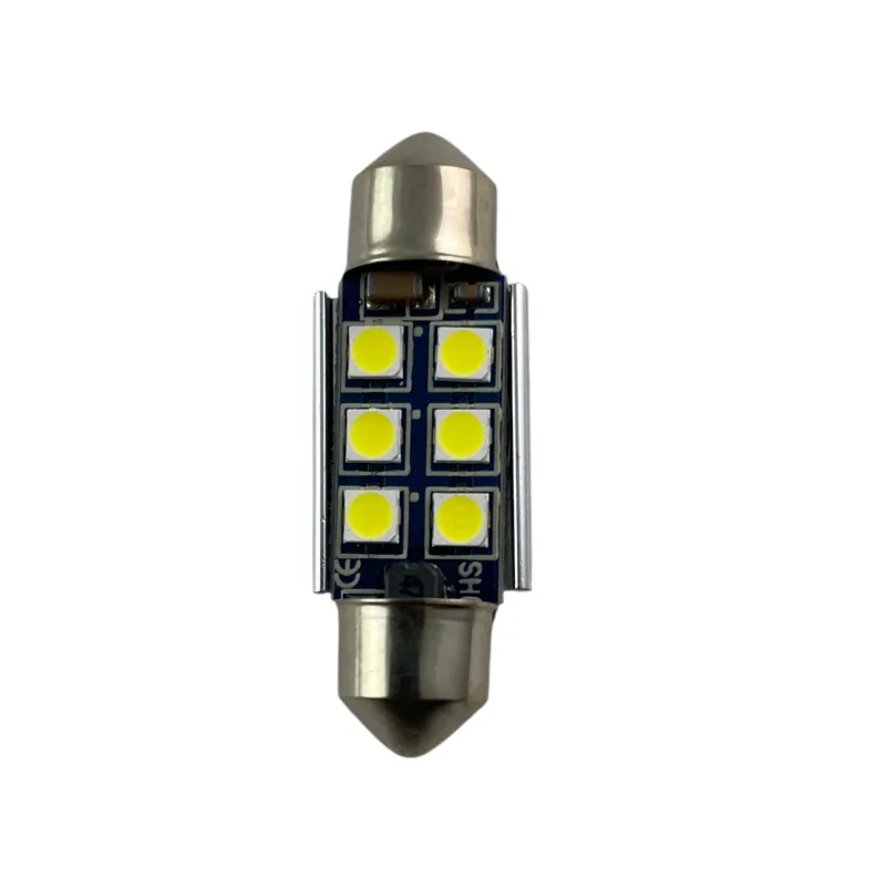Led λάμπα για πλαφονιέρα με 6 SMD led 36mm - Canbus - 1τμχ.