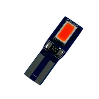 Led λάμπα τύπου Τ5 με 2 SMD led - Canbus κόκκινο χρώμα - 1τμχ.