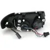 Φανάρια εμπρός Audi A3 (1996-2000) angel eyes - χρωμίου , με λάμπες (Η1) - σετ 2τμχ.