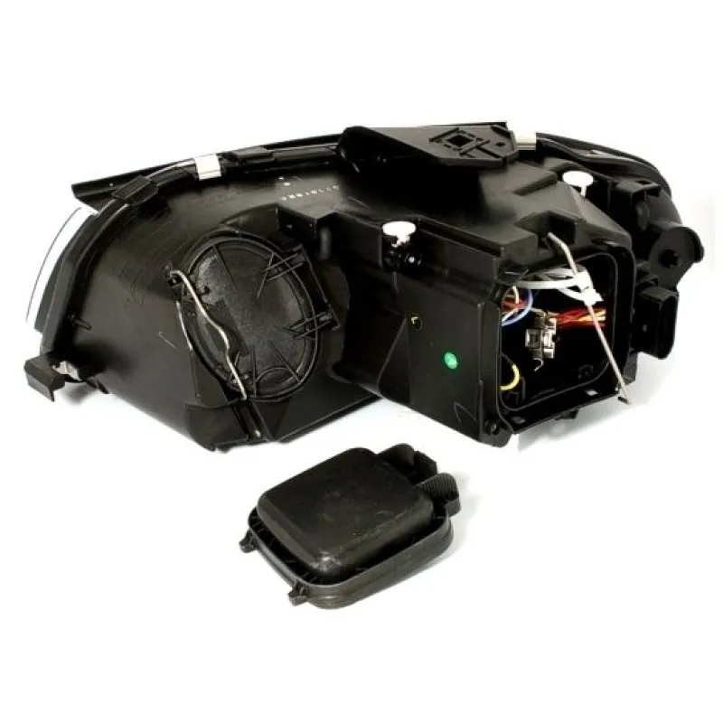 Φανάρια εμπρός Audi A3 (2003-2008) led - chrome , χωρίς λάμπες (Η7) - σετ 2τμχ.