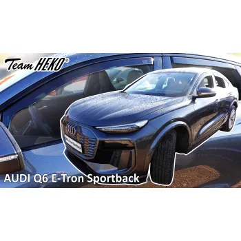 Ανεμοθραύστες Audi Q6 E-Tron Sportback (2024+) - 4τμχ. εμπρός και πίσω, Heko