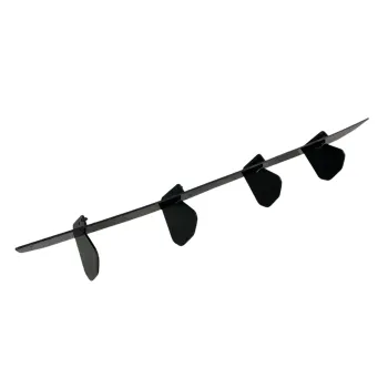 Diffuser προφυλακτήρα Vw Golf 8 R20 Blade - μαύρο γυαλιστερό