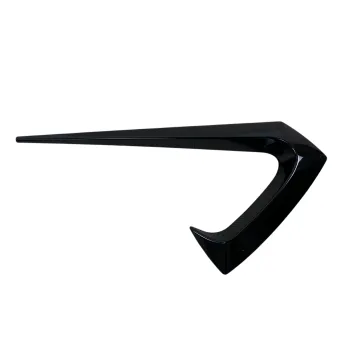 Πρόσθετα φτερού γύρω από τα φλας για Tesla Model 3 (2017-2022) Aero Style - μαύρα γυαλιστερά