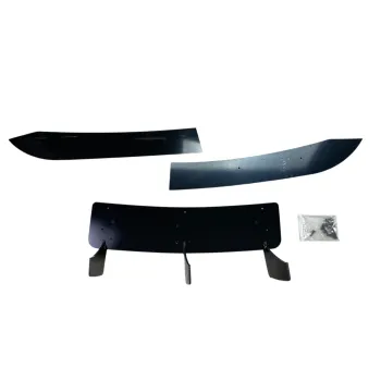 Πρόσθετο diffuser προφυλακτήρα Mercedes W204 C-Class (2007-2013) - μαύρο γυαλιστερό