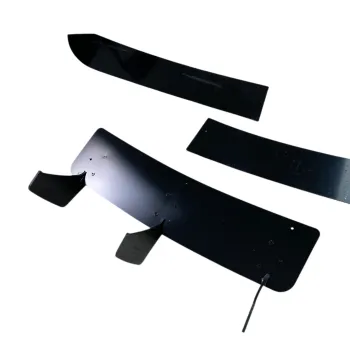 Πρόσθετο diffuser προφυλακτήρα Mercedes W204 C-Class (2007-2013) - μαύρο γυαλιστερό