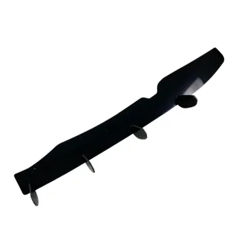 Diffuser προφυλακτήρα Vw Polo (2019+) GTI Blade - μαύρο γυαλιστερό