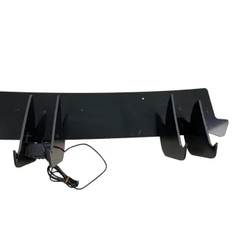 Diffuser προφυλακτήρα Vw Golf 8 GTI Blade με ανακλαστήρα - μαύρο γυαλιστερό
