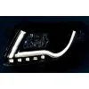 Φανάρια εμπρός Audi A6 4F (2004-2008) led lightbar, με λάμπες (H7/Η1) - σετ 2τμχ.
