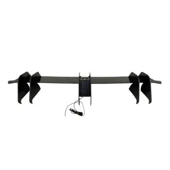 Diffuser προφυλακτήρα Vw Golf 8 GTI Blade με ανακλαστήρα - μαύρο γυαλιστερό