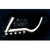 Φανάρια εμπρός Audi A6 4F (2004-2008) led lightbar, χωρίς λάμπες (Η7) - σετ 2τμχ.