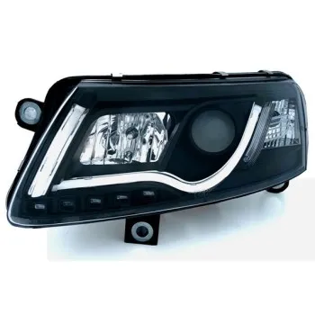 Φανάρια εμπρός Audi A6 4F (2004-2008) led lightbar, χωρίς λάμπες (Η7) - σετ 2τμχ.