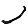 Spoiler προφυλακτήρα Mercedes W204 C-Class (2007-2013) / AMG - μαύρο γυαλιστερό