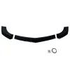 Spoiler προφυλακτήρα Mercedes W204 C-Class (2007-2013) / AMG - μαύρο γυαλιστερό