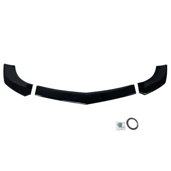 Spoiler προφυλακτήρα Mercedes W204 C-Class (2007-2013) / AMG - μαύρο γυαλιστερό