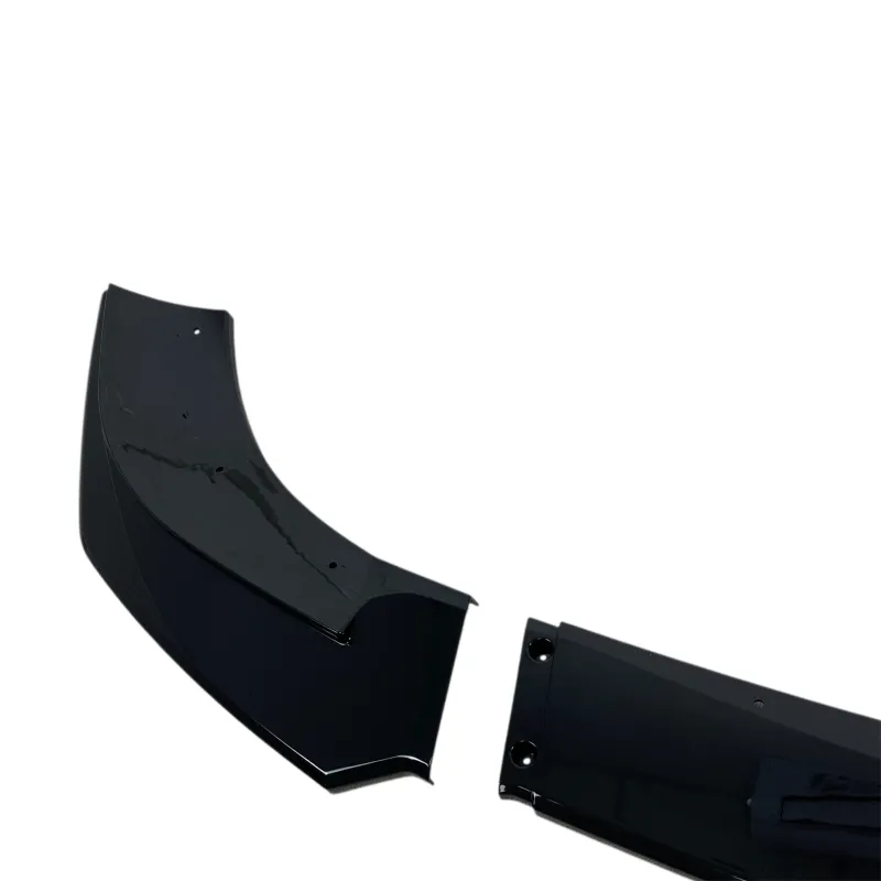 Spoiler προφυλακτήρα Mercedes W204 C-Class (2007-2013) / AMG - μαύρο γυαλιστερό