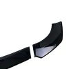 Spoiler προφυλακτήρα Mercedes W204 C-Class (2007-2013) / AMG - μαύρο γυαλιστερό
