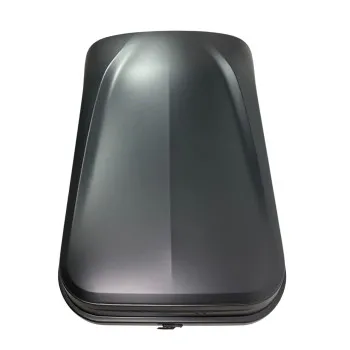 Μπαγκαζιέρα οροφής Junior Easy 145x94x40cm με μονόπλευρο άνοιγμα και κλειδί, 420 λίτρα - μαύρη