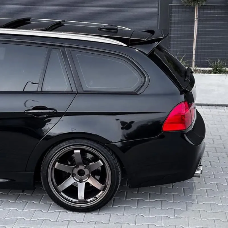 Αεροτομή οροφής BMW E91 (2005-2012) combi - μαύρη γυαλιστερή
