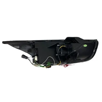 Φανάρια εμπρός Hyundai Tucson IX35 (2010-2013) angel eyes - chrome , με λάμπες (Η1) - σετ 2τμχ.