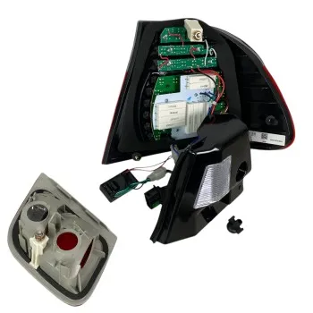 Πίσω φανάρια led BMW E46 sedan (2001-2005) - φιμέ φλάς - σετ 2τμχ.