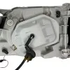 Φανάρια εμπρός Toyota Land Cruiser FJ90 (1996-2003) angel eyes - μαύρα , με λάμπες (Η1) - σετ 2τμχ.