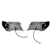 Φανάρια εμπρός Toyota Land Cruiser FJ90 (1996-2003) angel eyes - chrome , με λάμπες (Η1) - σετ 2τμχ.