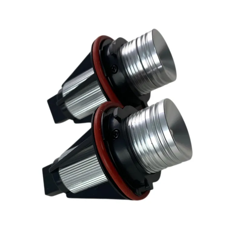 Angel eyes BMW E39 / E60 / E53 X5 / E65 / E87 / E63 5W led αυθεντικά - κίτρινο χρώμα - 2τμχ.
