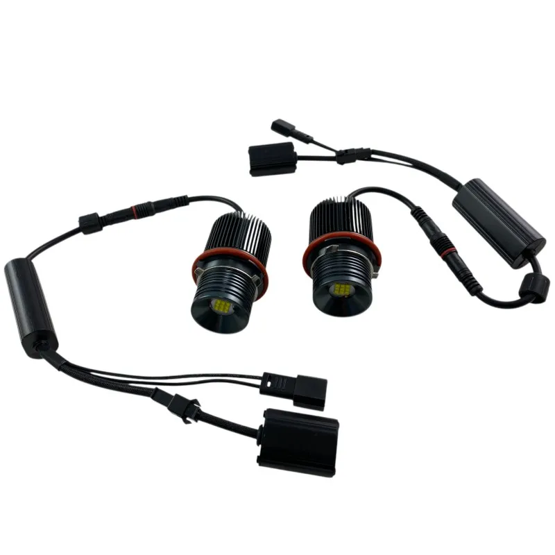 Angel eyes BMW E39 / E60 / E53 X5 / E65 / E87 / E63 40W led - λευκό χρώμα - 2τμχ.