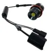 Angel eyes BMW E39 / E60 / E53 X5 / E65 / E87 / E63 40W led - λευκό χρώμα - 2τμχ.