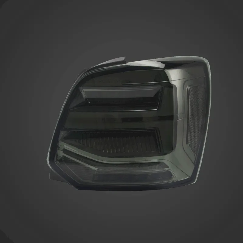 Πίσω φανάρια led Vw Polo (2009-2017) GTI / R design με τρέχουμενο φλας, φιμέ- σετ 2τμχ.