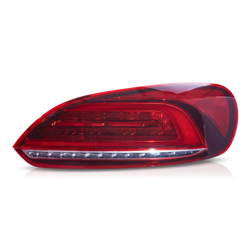 Πίσω φανάρια led Vw Scirocco (2009-2014) με τρέχουμενο φλας, κόκκινα - σετ 2τμχ.