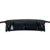 Diffuser Mercedes W204 C-Class (2007-2013) για C63 προφυλακτήρα AMG Style - μαύρο γυαλιστερό